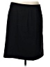 BOSS by HUGO BOSS Solid Black Wool Skirt Size 12 - photo 1