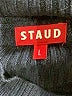 STAUD 100% Merino Wool Black Wool Pullover Sweater Size L - photo 6