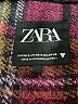Zara Plaid Burgundy Coat Size XS - photo 6