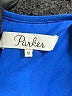 Parker 100% Polyester Color Block Blue Casual Dress Size M - photo 7