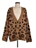 ASOS Animal Print Brown Cardigan Size 6 - photo 1