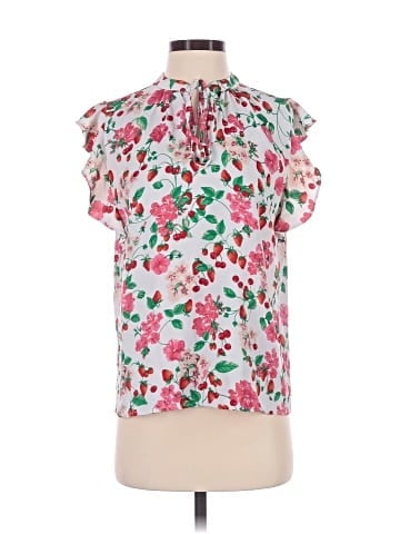 Ann Taylor Short Sleeve Blouse (view 1)