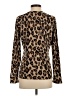 Charter Club Animal Print Brown Cardigan Size S - photo 2