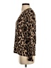 Charter Club Animal Print Brown Cardigan Size S - photo 5
