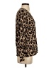 Charter Club Animal Print Brown Cardigan Size S - photo 4