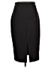 Nine West Solid Black Formal Skirt Size 10 - photo 2