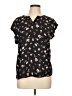 Papermoon 100% Polyester Black Short Sleeve T-Shirt Size L - photo 1