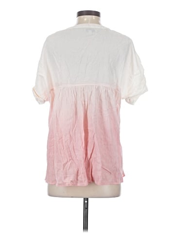 Madewell Dip-Dye Lakeline Popover Shirt in Stripe (view 2)