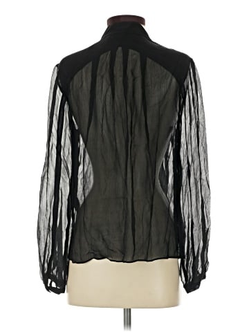 Rag & Bone Long Sleeve Silk Top (view 2)