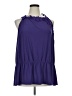 Tahari Purple Sleeveless Blouse Size 3X - photo 1