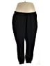 Mandala Solid Black Active Pants Size 4X - photo 1