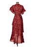 Max Studio Floral Red Casual Dress Size XS - photo 2