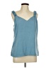 1.State 100% Polyester Blue Sleeveless Top Size L - photo 1