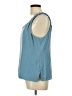 1.State 100% Polyester Blue Sleeveless Top Size L - photo 5