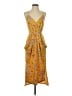 BCBGeneration Paisley Yellow Casual Dress Size XS - photo 1