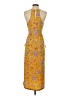 BCBGeneration Paisley Yellow Casual Dress Size XS - photo 2