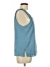 1.State 100% Polyester Blue Sleeveless Top Size L - photo 4