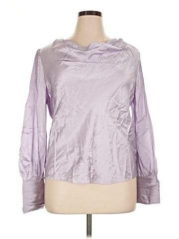 Tyler Boe Long Sleeve Silk Top (view 1)