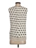 Rose + Olive 100% Polyester Ivory Sleeveless T-Shirt Size S - photo 2