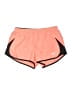 Nike 100% Polyester Color Block Orange Athletic Shorts Size M - photo 1