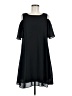 Apt. 9 100% Polyester Solid Black Casual Dress Size 8 - photo 1