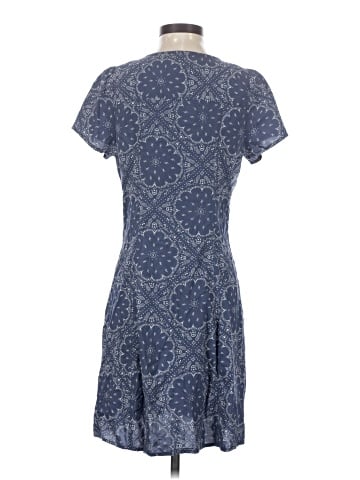 Madewell Shirred Button-Front Mini Dress (view 2)