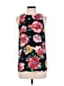 Who What Wear 100% Polyester Black Sleeveless Blouse Size XS - photo 1