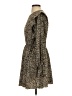 Zara Animal Print Brown Casual Dress Size S - photo 5