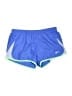 Nike 100% Polyester Color Block Blue Athletic Shorts Size M - photo 1
