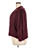 Design History 100% Polyester Burgundy 3/4 Sleeve Blouse Size XXL - photo 5