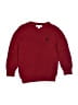 Burberry 100% Baumwolle Solid Burgundy Pullover Sweater Size 6 - photo 1