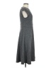 H&M Solid Gray Casual Dress Size M - photo 4