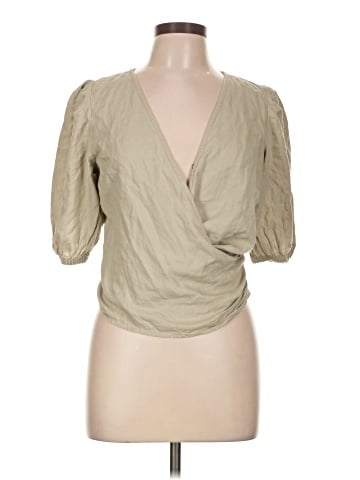 Abercrombie & Fitch Short Sleeve Blouse (view 1)