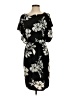 Anne Klein Floral Black Casual Dress Size 2 - photo 1