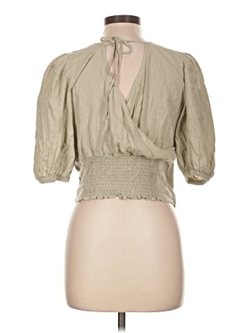 Abercrombie & Fitch Short Sleeve Blouse (view 2)