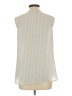 Maurices 100% Polyester Ivory Sleeveless Blouse Size L - photo 2