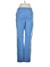 Talbots Color Block Blue Track Pants Size 8L - photo 2