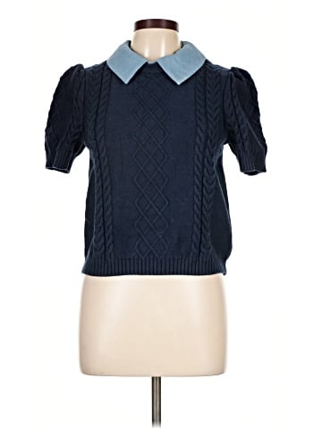 Aqua Sweater Vest (view 1)