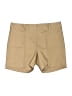 Talbots Solid Tan Khaki Shorts Size 4 Petite - photo 1