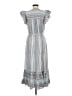 Veronica Beard Stripes Gray Casual Dress Size M - photo 2