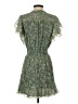 Intermix 100% Silk Paisley Green Casual Dress Size 4 - photo 2
