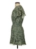 Intermix 100% Silk Paisley Green Casual Dress Size 4 - photo 5