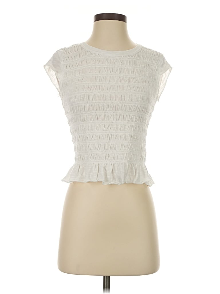 Pre-owned We The Free Sleeveless T-shirt In Ivory
