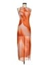 Zara Orange Cocktail Dress Size M - photo 1