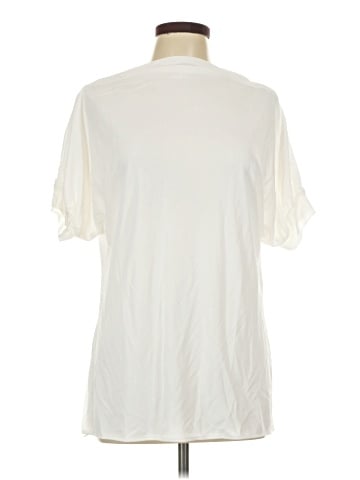 Zara W&B Collection Short Sleeve Blouse (view 1)