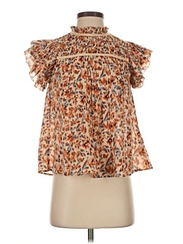 Ulla Johnson Short Sleeve Blouse (view 1)