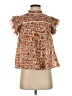 Ulla Johnson 100% Cotton Brown Short Sleeve Blouse Size 00 - photo 1