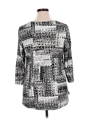 JM Collection 3/4 Sleeve Blouse (view 2)