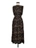 Halogen 100% Viscose Animal Print Brown Casual Dress Size M - photo 1