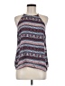 Paper Crane Blue Sleeveless Blouse Size M - photo 1
